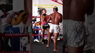 Who’s corner are you in? 🤣 The GOAT or Buakaw? You decide! 🤜🤛 #shorts