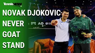 Novak Djokovic: Never GOAT Stand