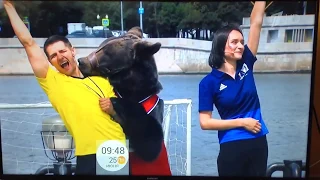 Russian TV. Yakov Potapovich - the Bear Football Soothsayer at FIFA WORLD CUP 2018.