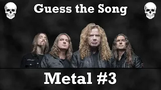 Guess the Song  - Metal #3 | QUIZ