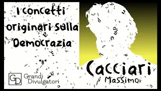 CACCIARI Massimo - 'I concetti originari'