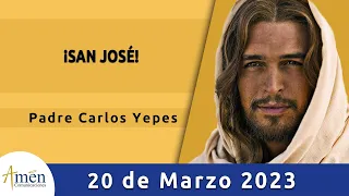 Evangelio De Hoy Lunes 20 Marzo 2023 l Padre Carlos Yepes l Biblia l Mateo 1,16.18-21.24a l Católica