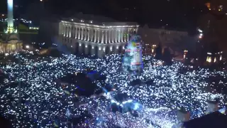 National anthem of Ukraine, #Euromaidan 01 01 2014 Гімн України на Майдані