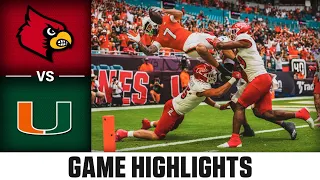 Louisville vs. Miami Game Highlights | 2023 ACC Football