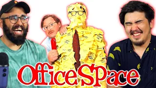 *OFFICE SPACE* made us cringe to death (First time watching reaction)