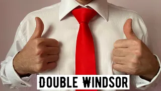 How to tie a tie - Super Easy (Double Windsor)