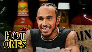 Lewis Hamilton Goes Full Send While Eating Spicy Wings | Hot Ones