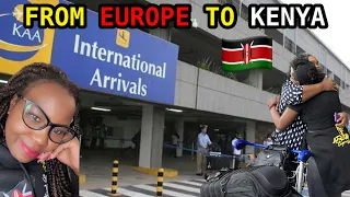 Finally arriving to Nairobi , KENYA from Europe