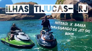 Ilhas Tijucas, passeio de jet ski / Niterói / barra da Tijuca / rolê de Jet