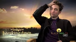 Rob Pattinson Interview for Twilight Breaking Dawn Part 2!