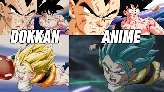 All NEW LR Super Gogeta Dokkan REFERENCES!!! MUST SEE!!