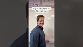 My students actually did this to me…