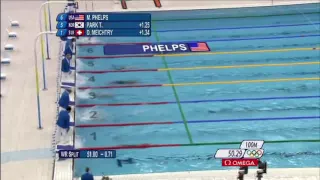 Michael Phelps win 200m Freestyle Gold Medal in  Beijing 2008 Olympics