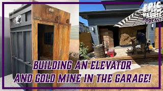 Building A Custom Mine Shaft Elevator In His Garage | Sean Herman Creator Of Wicker Manor Haunt