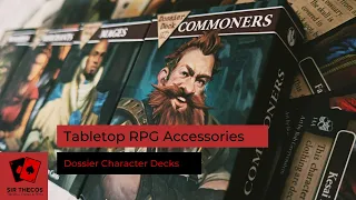 Tabletop RPG Accessories | Dossier Character Decks