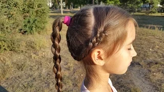 3D-коса. Трехмерная круглая объемная коса // 3D round braid