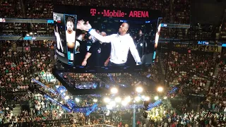 UFC 264 - Greg Hardy walkout @ T-Mobile Arena
