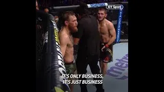 Khabib: "Let's talk now". Conor: "It's only Business". UFC: 229