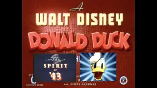 Donald Duck: The Spirit Of '43 - Disney - 1943