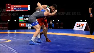 Double Underhook Destruction w/ Aliabbas Rzazade @ U23 Euros