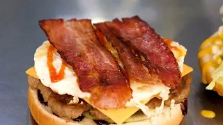 Bacon Hamburger - Korean street food