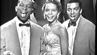 THE PLATTERS.  The Great Pretender.  1950's Live Kinescope.  Classic R&B / Doo-Wop