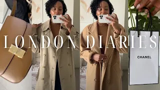 WEEKEND VLOG | Vintage Max Mara & Burberry Coats, Shopping at Harrods, & Masego Concert in Brixton