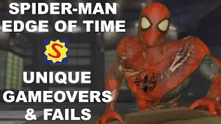 Unique Game Overs & Fails - Spider-Man: Edge of Time