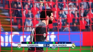 Longest Penalty Shootout - goalkeeper M.SALAH vs goalkeeper C.RONALDO - Liverpool vs Real Madrid