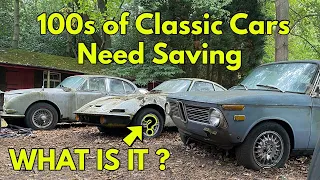 Exploring a Classic Car Graveyard at Abandoned Multi Million ££ Mansion - with The Bearded Explorer