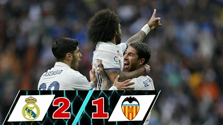 Real Madrid Vs Valencia 2-1 | All Goals & Highlights | La Liga 29/04/2017 HD