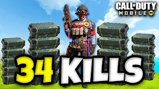 34 KILLS SOLO VS SQUADS in COD MOBILE