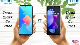 Tecno spark Go 2022 vs Tecno spark Go 2023 comparison