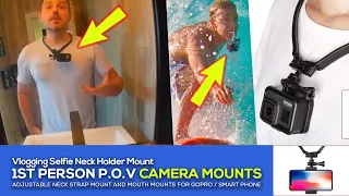 Best GoPro Camera POV Mounts & Footage - GoPro Neck Mount Review - Mouth Mount Footage