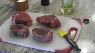 Beef tenderloin using a cast iron skillet