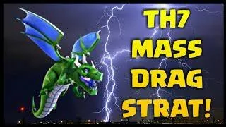 💀🔥TH7 Mass Dragon Strategy! Push to TH7 Legend! 💥Push Till You Fly! 💀🔥