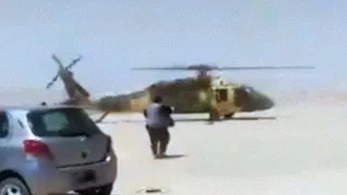 Taliban Test Drive a US Blackhawk Helicopter