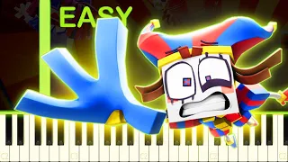 Wacky World | The Amazing Digital Circus - EASY Piano Tutorial