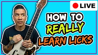 How To Learn Guitar Licks The Right Way - Sat. Coffee Q&A LIVE!