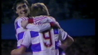QPR v Chelsea League cup quarter final 1st leg 1986