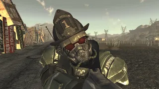 Fun Trick with the Elite Riot Gear Helmet in Fallout: New Vegas