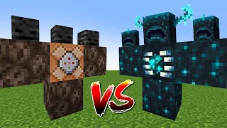 Warden Wither vs Wither Storm in Minecraft