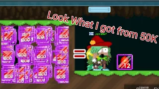 Growtopia - Using 50K FireWorks! And I Got 12 Super Fireworks! OMFG