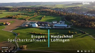 Biogas-Speicherkraftwerk Haslachhof in Baden Württemberg