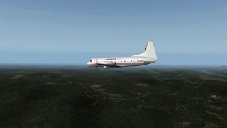Gabon Express HS748 lands in FOOB (X-Plane 9,7)