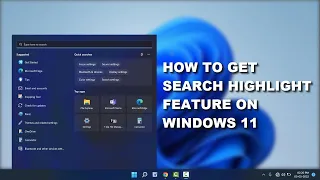How to Enable or Disable New Search Highlights Feature in Windows 11