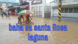 Santa Rosa Laguna binaha dahil sa bagyong UlyssesPH