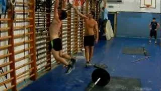 Project Fit- Clean & Jerk Over the bar Burpees with JONY WOLF