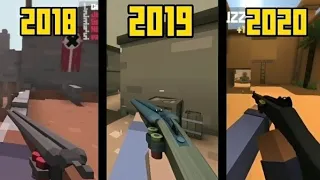 Evolution of Shotguns in Krunker.io (2018-2023)