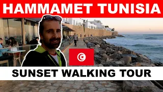 A silent walking tour of HAMMAMET, Tunisia جولة صامتة سيرًا على الأقدام في الحمامات ، تونس